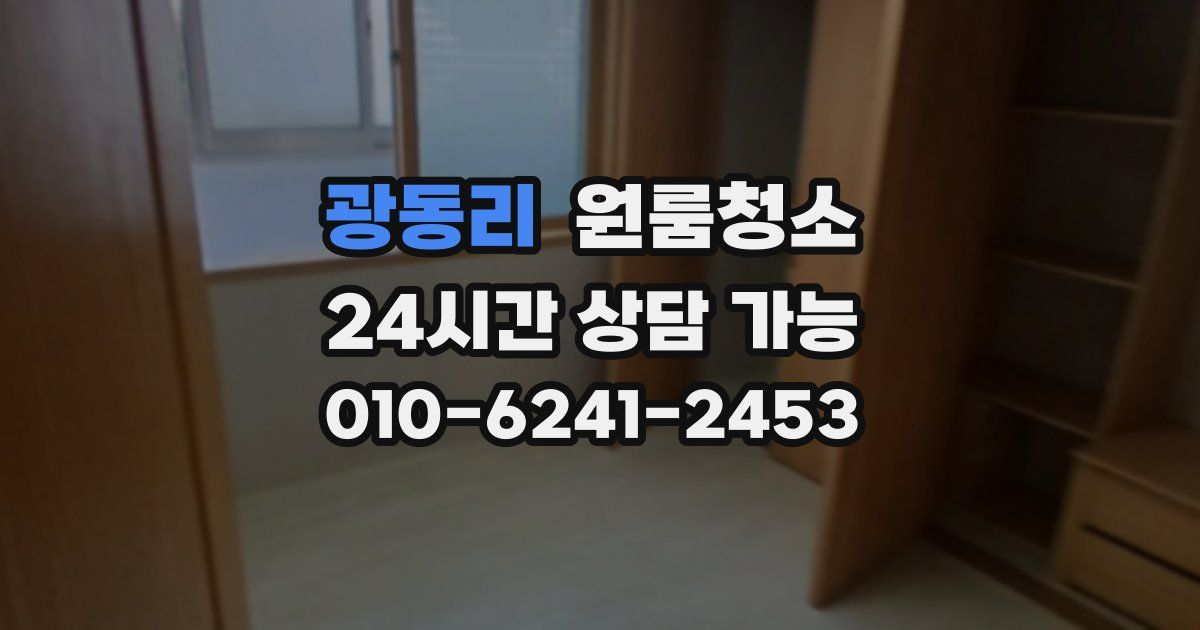 광동리 입주청소