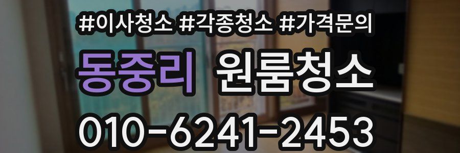 동중리 이사청소