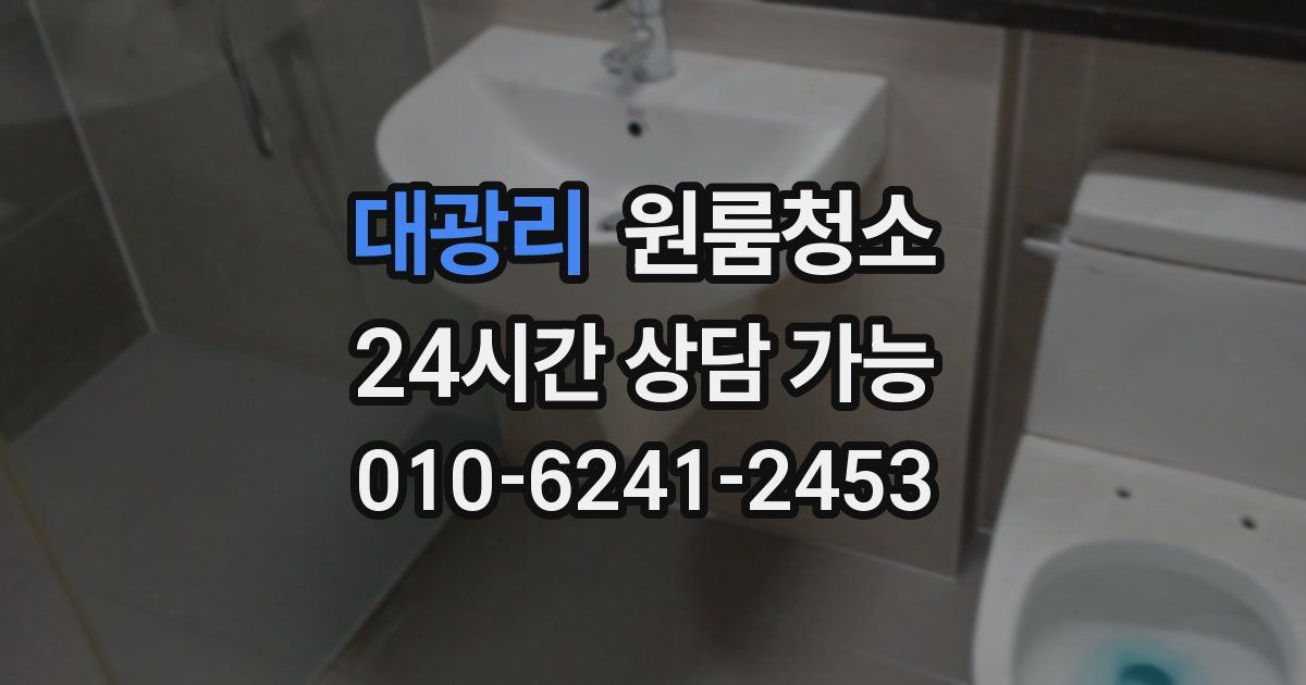 대광리 입주청소