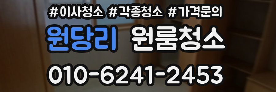 원당리 이사청소