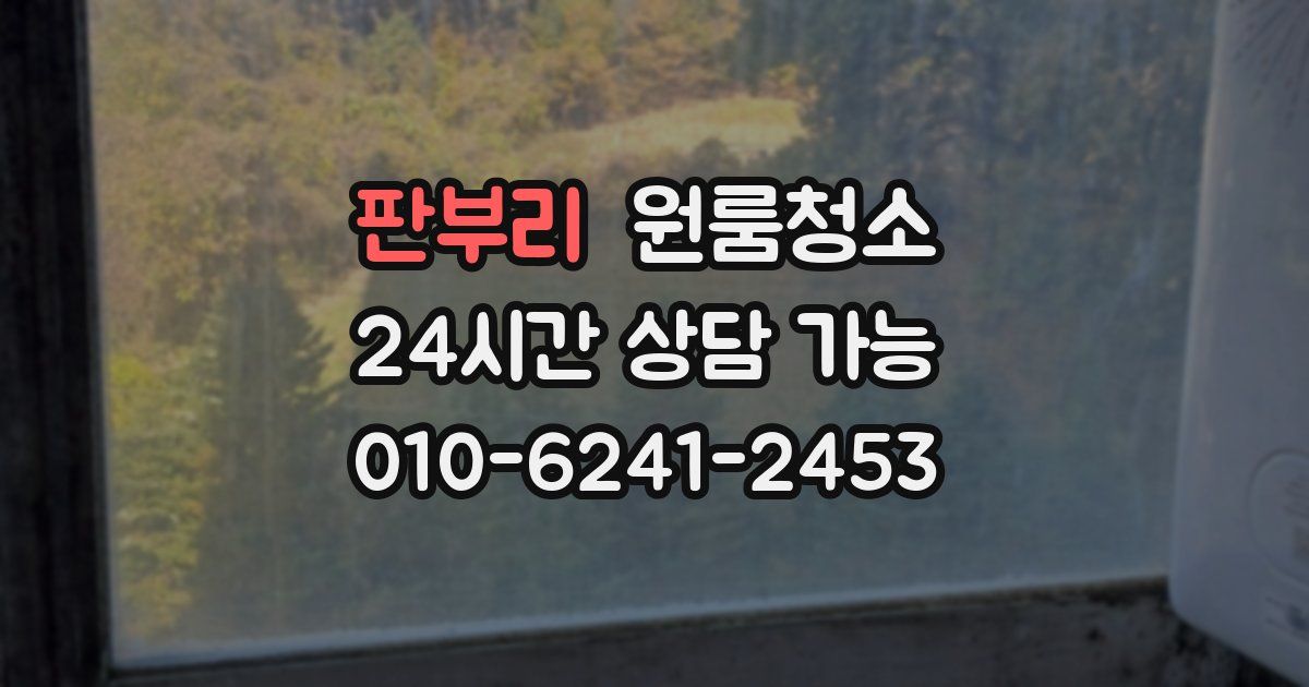 판부리 입주청소