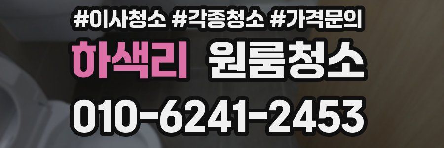 하색리 이사청소