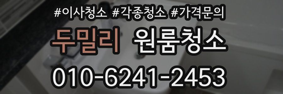 두밀리 이사청소
