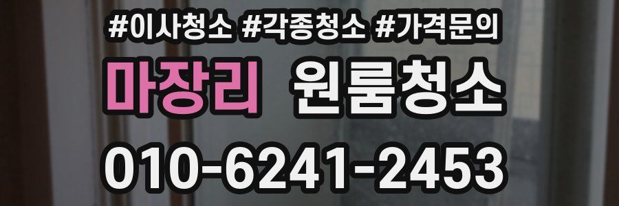 마장리 이사청소
