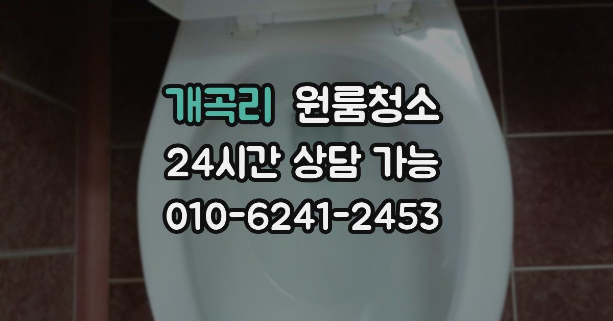 개곡리 입주청소