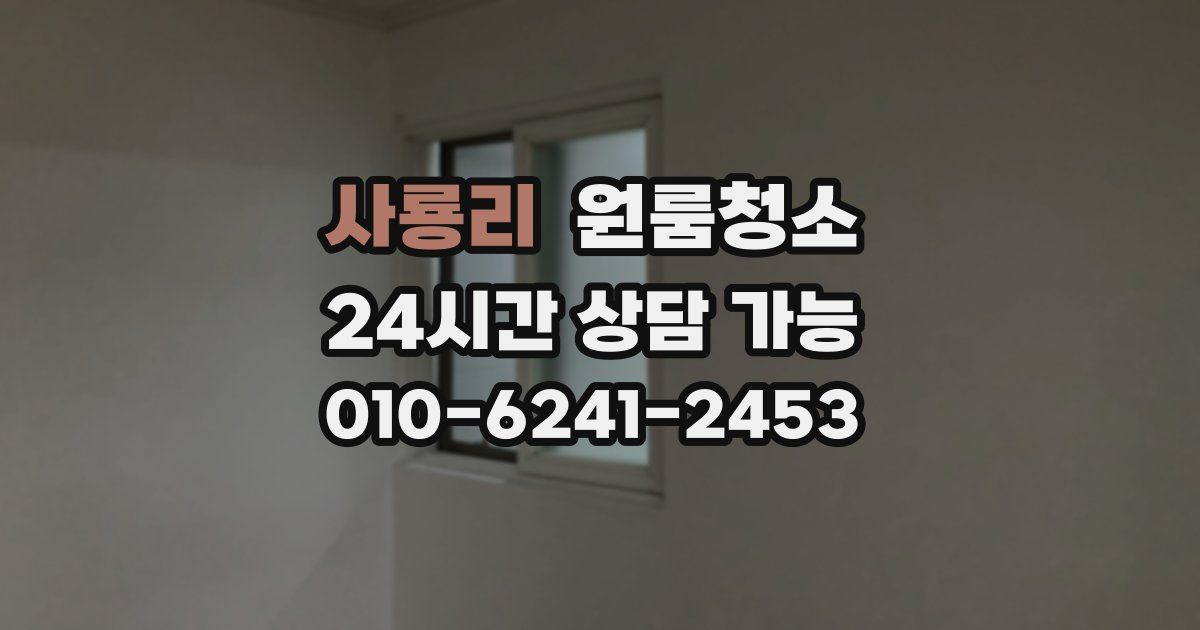 사룡리 입주청소