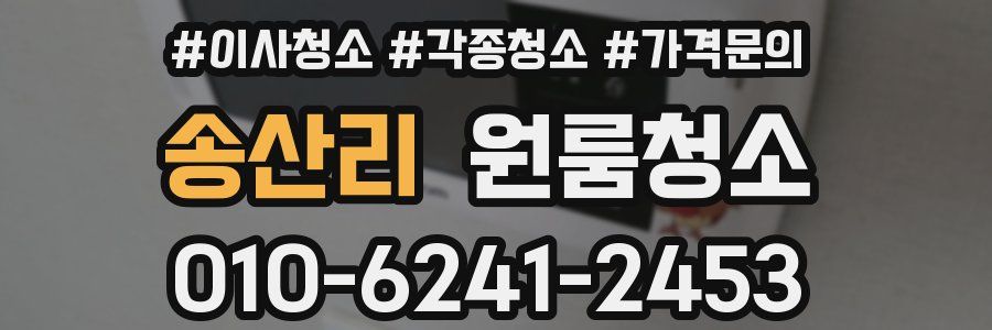 송산리 이사청소