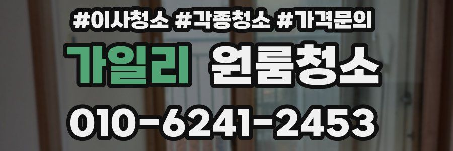 가일리 이사청소