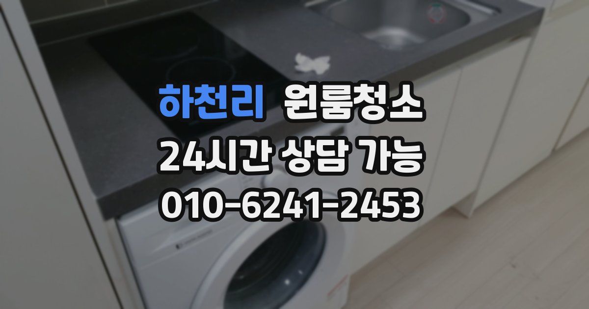 하천리 입주청소