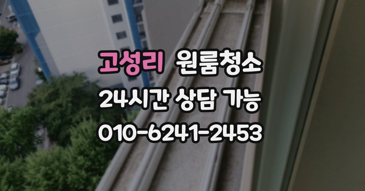 고성리 입주청소