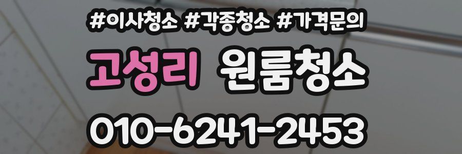 고성리 이사청소