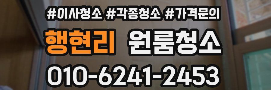 행현리 이사청소