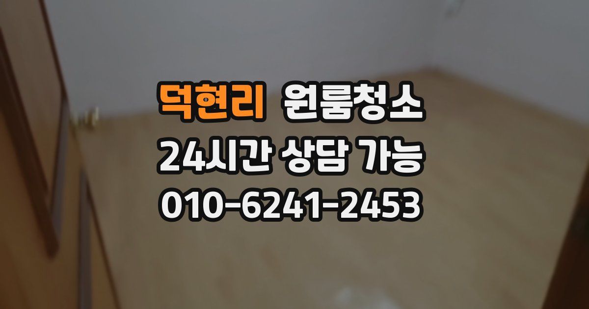 덕현리 입주청소