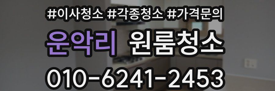 운악리 이사청소