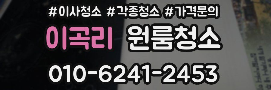 이곡리 이사청소