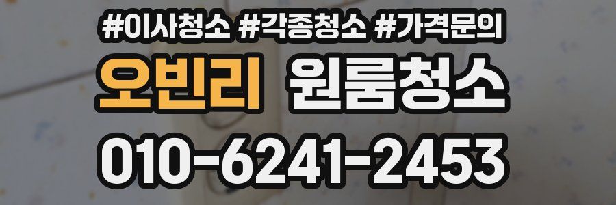 오빈리 이사청소
