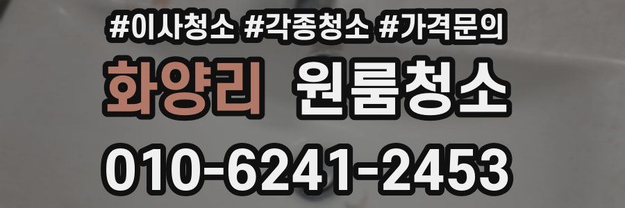 화양리 이사청소