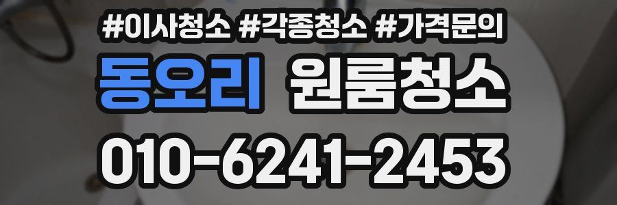 동오리 이사청소