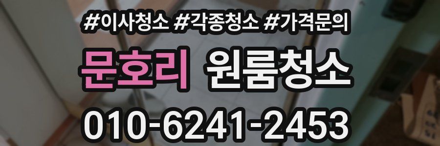 문호리 이사청소