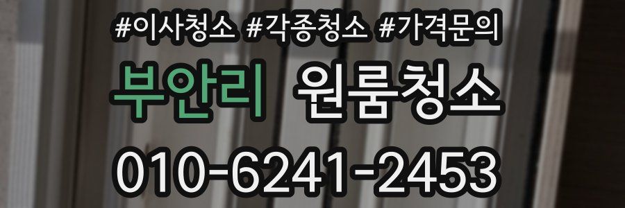 부안리 이사청소