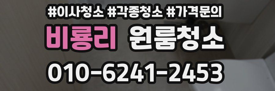 비룡리 이사청소