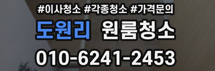 도원리 이사청소