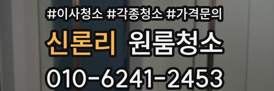 신론리 이사청소