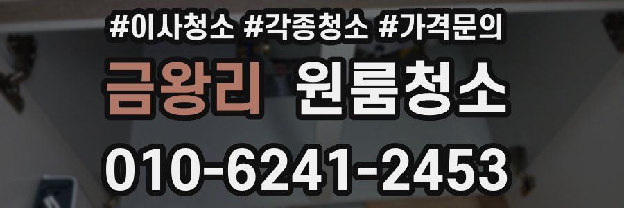 금왕리 이사청소