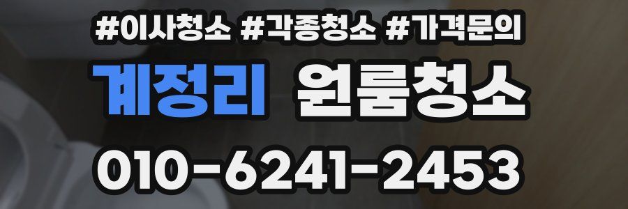 계정리 이사청소