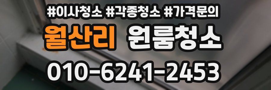 월산리 이사청소