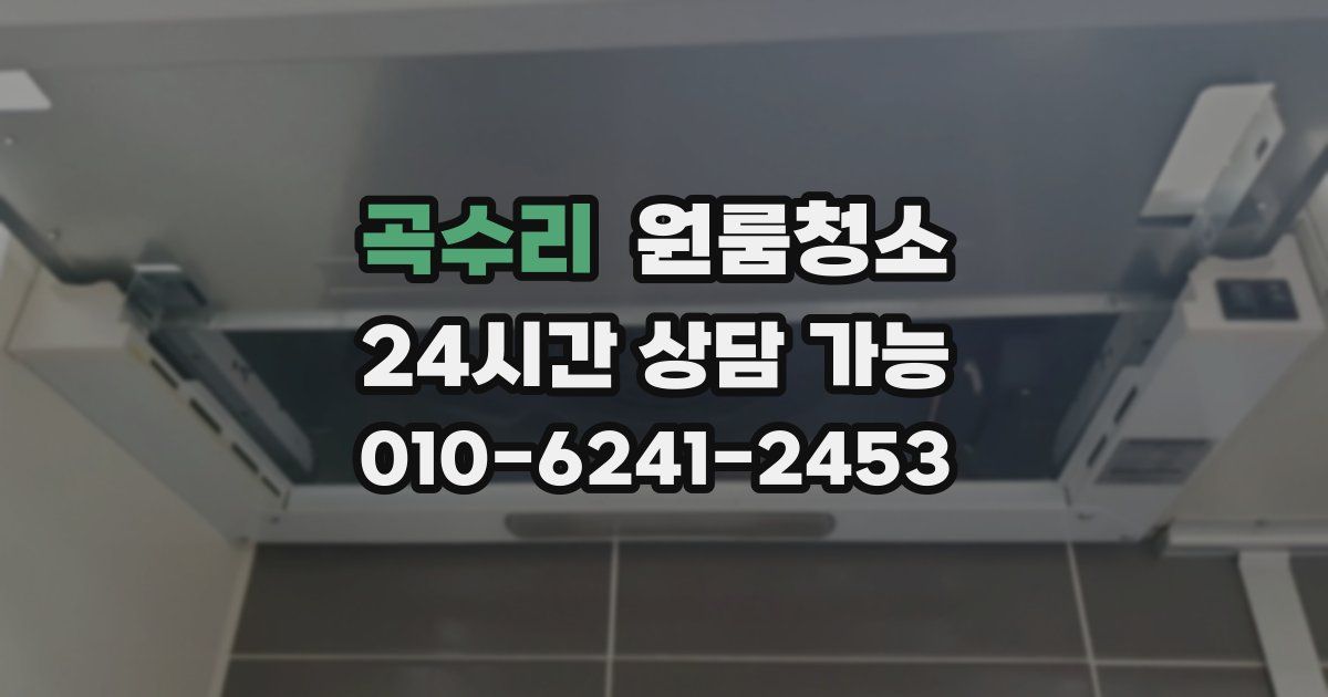 곡수리 입주청소