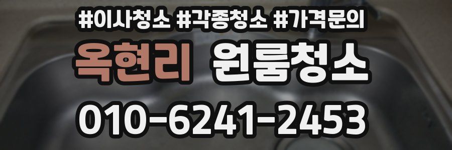 옥현리 이사청소