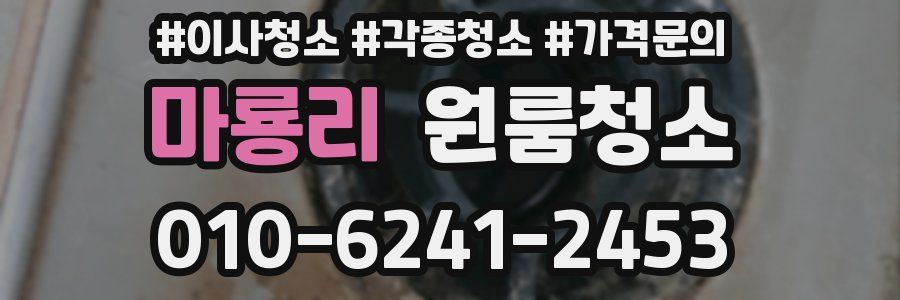 마룡리 이사청소