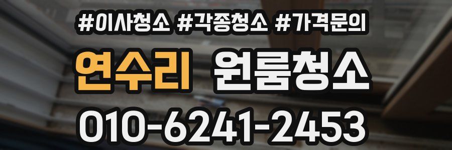 연수리 이사청소