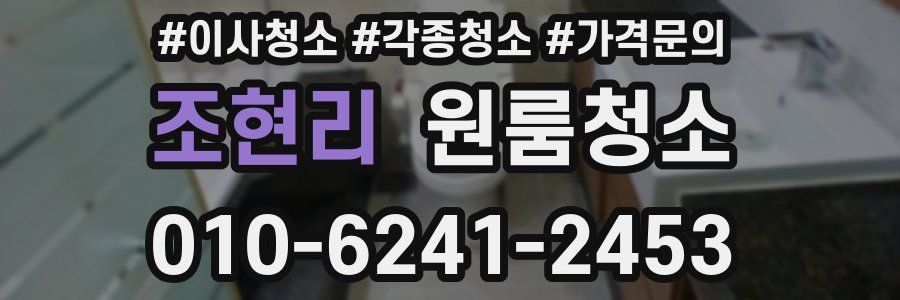 조현리 이사청소