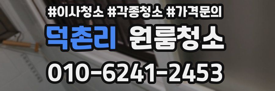 덕촌리 이사청소