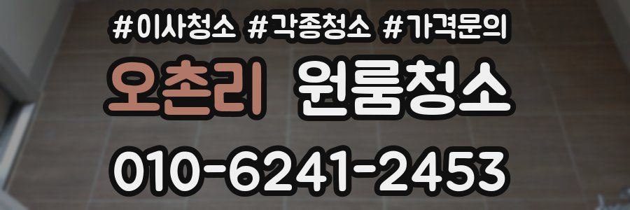 오촌리 이사청소