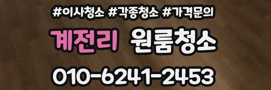 계전리 이사청소