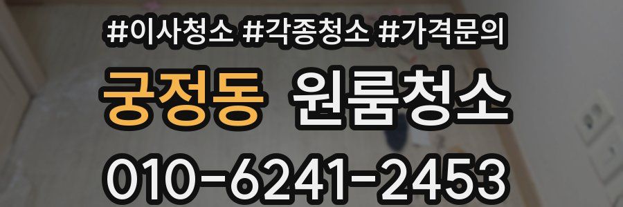 궁정동 이사청소