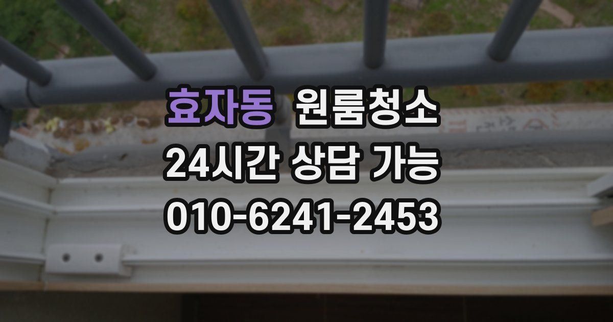 효자동 입주청소