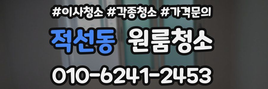 적선동 이사청소