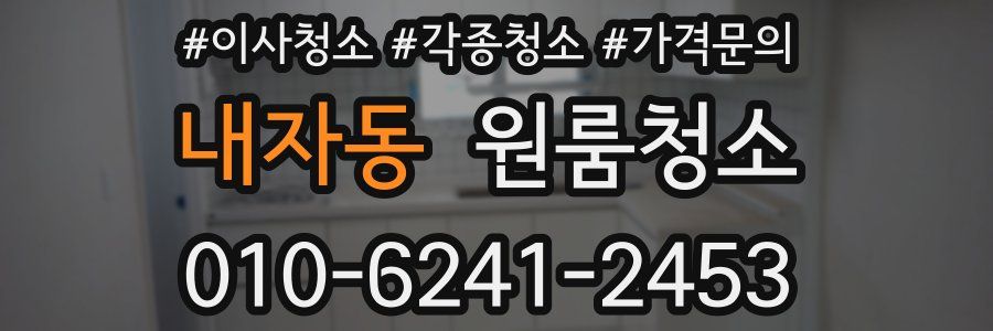 내자동 이사청소