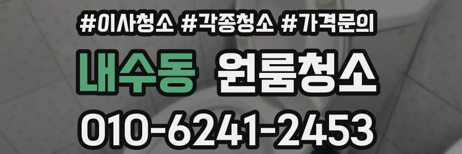 내수동 이사청소