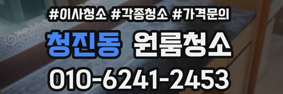 청진동 이사청소