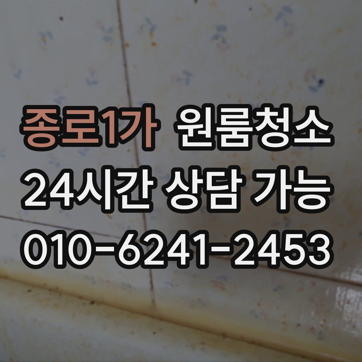 종로1가 원룸청소