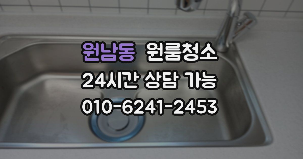 원남동 입주청소