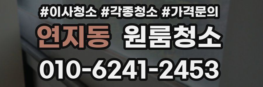 연지동 이사청소