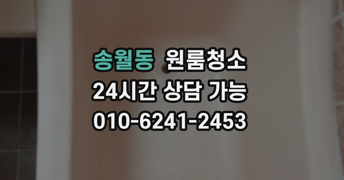 송월동 입주청소