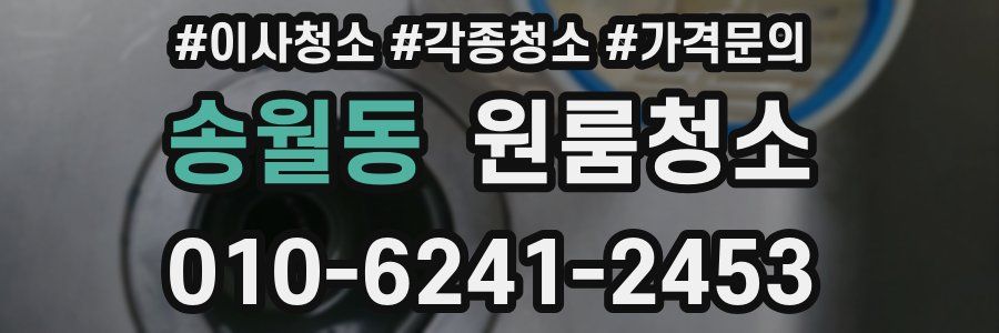 송월동 이사청소