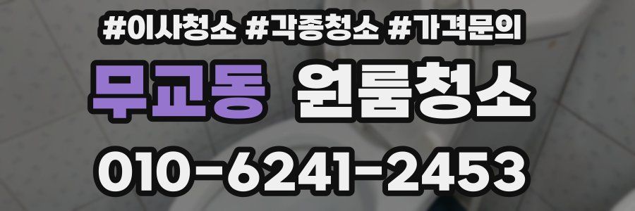 무교동 이사청소